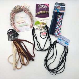 Scunci Goody & Basic Solutions headband and clip bundle